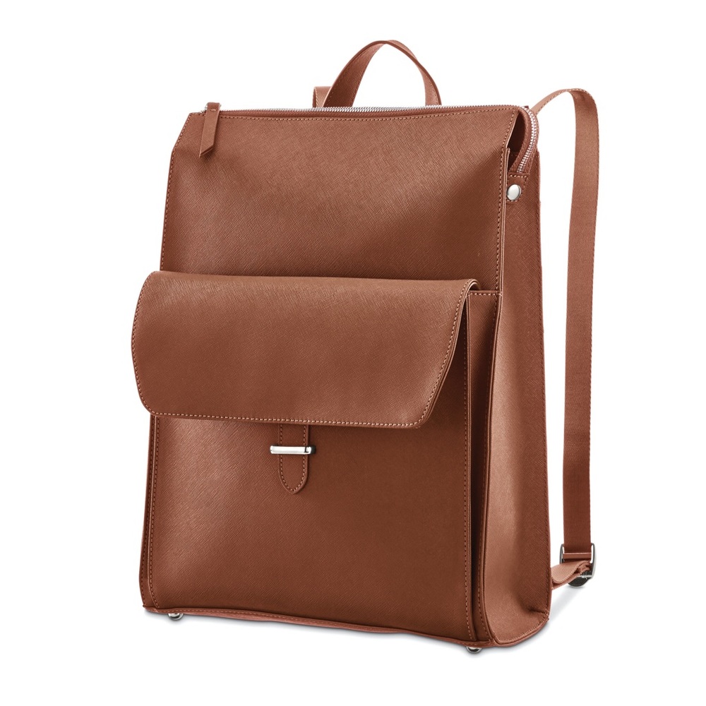 WOMEN'S EXECUTIVE LEATHER CONVERTIBLE BACKPACK - Samsonite - Preloved